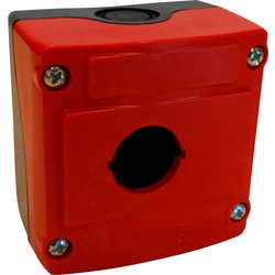 BACO LBX0100RN prázdné pouzdro 1 instalační pozice (d x š x v) 74 x 74 x 48 mm  červená, černá 1 ks