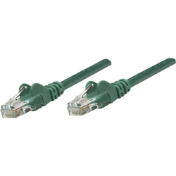 Intellinet 735681 RJ45 síťové kabely, propojovací kabely CAT 6 S/FTP 7.50 m zelená pozlacené kontakty 1 ks
