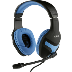 Konix Nemesis Headset Gaming Sluchátka Over Ear kabelová stereo černomodrá