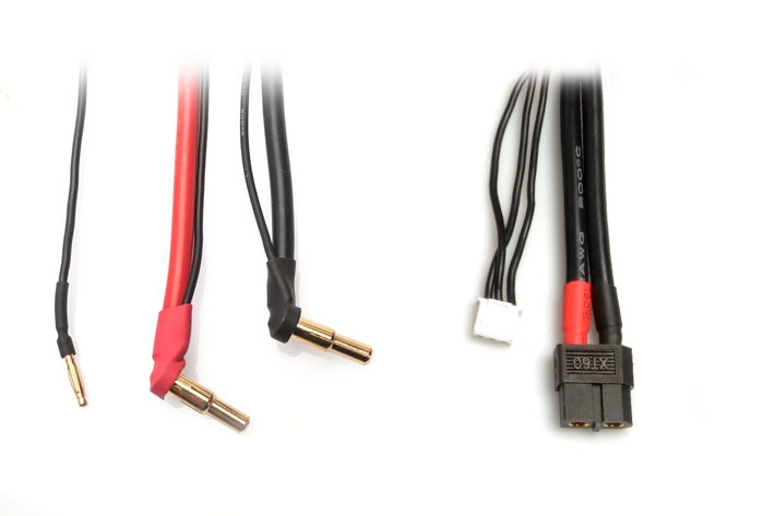 LRP Electronic Nabíjecí kabel - 2S LiPo HARDCASE z XT60 na P4/5 včetně balančního konekt. XH