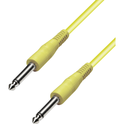 Paccs HIC52YE040SD nástroje kabel [1x jack zástrčka 6,3 mm - 1x jack zástrčka 6,3 mm] 4.00 m žlutá