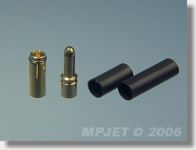 21034 Konektory MP JET gold 3,5 pro drát 4 mm2- 2 páry