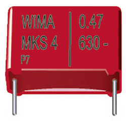 Wima MKS 4 3,3uF 10% 250V RM22,5 1 ks fóliový kondenzátor MKS radiální  3.3 µF 250 V/DC 10 % 22.5 mm (d x š x v) 26.5 x 11 x 21 mm