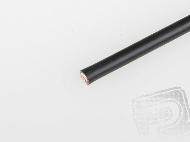 Kabel silikon 4.0mm2 1m (černý) PELIKAN