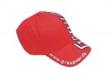 Červená čepice "Graupner Modellbau"
