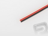 Kabel třížilový plochý tlustý FU 0.25mm2 (PVC)