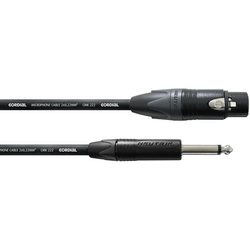 Cordial CPM 5 FP XLR kabelový adaptér [1x XLR zásuvka - 1x jack zástrčka 6,3 mm] 5.00 m černá