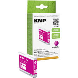 KMP Inkoustová kazeta náhradní Brother LC1000M kompatibilní samotný modul purppurová B75M 1035,4006