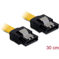 Delock pevný disk kabel [1x SATA zásuvka 7-pólová - 1x SATA zásuvka 7-pólová] 0.30 m žlutá