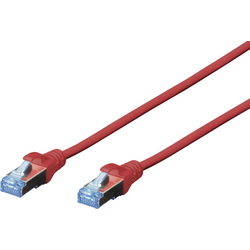 Digitus DK-1531-010/R RJ45 síťové kabely, propojovací kabely CAT 5e SF/UTP 1.00 m červená 1 ks