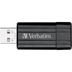 Verbatim Pin Stripe USB flash disk 32 GB černá 49064 USB 2.0
