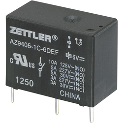 Zettler Electronics AZ9405-1C-24DEF relé do DPS 24 V/DC 10 A 1 přepínací kontakt 1 ks