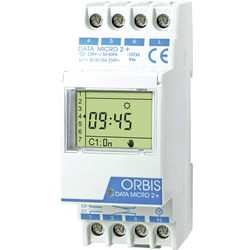 ORBIS Zeitschalttechnik DATA MICRO-2 +  230 V časovač na DIN lištu digitální 250 V/AC