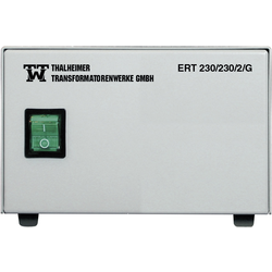 Thalheimer ERT 230/230/1G laboratorní oddělovací transformátor s pevným napětím  230 VA Počet výstupů: 4 x 230 V/AC