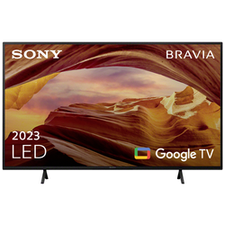 Sony X75WL LCD TV 108 cm 43 palec Energetická třída (EEK2021) G (A - G) DVB-C, DVB-S, DVB-S2, DVB-T, DVB-T2, Smart TV, UHD, WLAN, CI+ černá