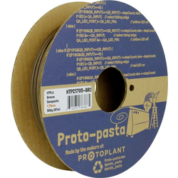 Proto-Pasta HTPC1705-BRO Bronze-filled Metal HTPLA vlákno pro 3D tiskárny PLA plast 1.75 mm 500 g bronzová 1 ks