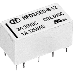 Hongfa HFD2/005-S-D relé do DPS 5 V/DC 3 A 2 přepínací kontakty 1 ks