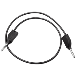 Mueller Electric BU-2929-M-20-0 měřicí kabel [banánková zástrčka 4 mm - banánková zástrčka 4 mm ] 0.5 m, černá, 1 ks