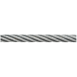 ocelové lano pozinkované (Ø x d) 2 mm x 300 m dörner + helmer 190052 šedá