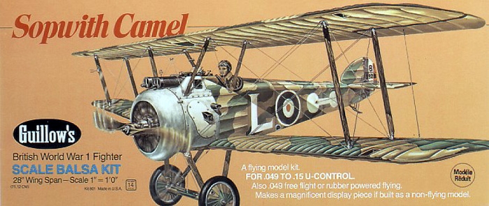 Guillow Sopwith Camel (711mm)