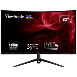 Viewsonic VX3218-PC-MHDJ LED monitor 81.3 cm (32 palec) Energetická třída (EEK2021) F (A - G) 1920 x 1080 Pixel Full HD 1 ms HDMI™, DisplayPort, audio, stereo (jack 3,5 mm)