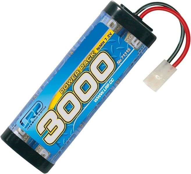 Power Pack 3000 - 7.2V - 6 článkový NiMH Stickpack LRP Electronic