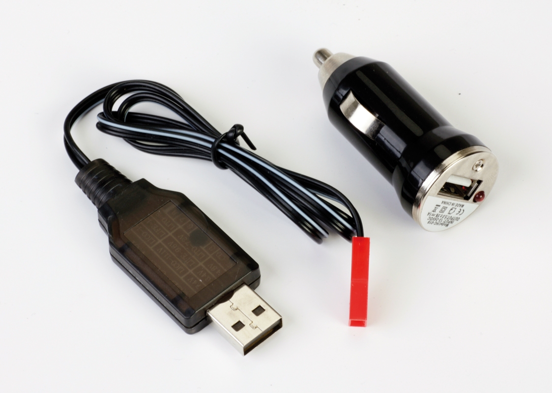 GRAUPNER Modellbau USB nabíječ & amp; USB DC power adaptér
