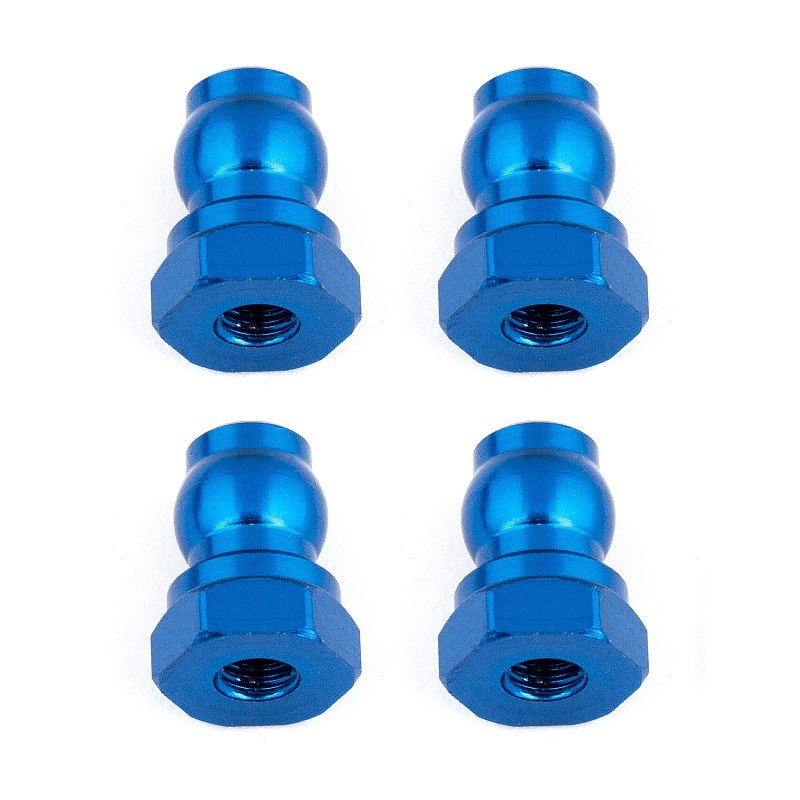 Associated Vrchní modré hliníkové vložky tlumičů, 10mm, 4 ks.
