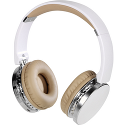 Vivanco NEOS AIR WHITE  sluchátka On Ear  Bluetooth®  bílá  složitelná, headset, za uši, regulace hlasitosti