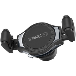 Terratec bezdrátová indukční nabíječka 2000 mA ChargeAir Car 285804  Výstup Qi standard černá, nerezová ocel