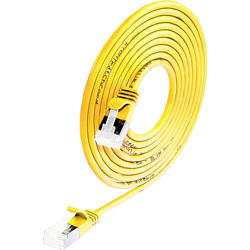 Wirewin 9120042366801 RJ45 síťové kabely, propojovací kabely CAT 6A S/STP 0.25 m žlutá  1 ks