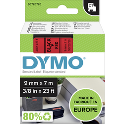 páska do štítkovače  DYMO D1 40917  Barva pásky: červená Barva písma:černá 9 mm 7 m