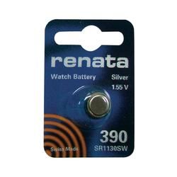 Knoflíková baterie na bázi oxidu stříbra Renata SR54, velikost 390, 60 mAh, 1,55 V