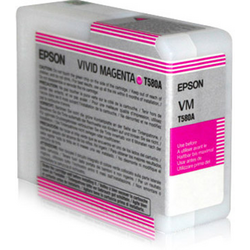 Epson Ink T580A originál  Vivid Magenta (purpurová) C13T580A00
