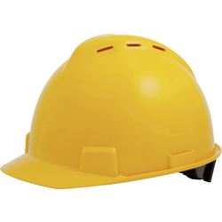 B-SAFETY Top-Protect BSK700G ochranná helma s přívodem vzduchu žlutá EN 397