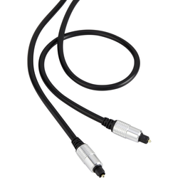 Toslink digitální audio kabel [1x Toslink  zástrčka (ODT) - 1x Toslink  zástrčka (ODT)] 3.00 m černá SuperSoft opletení SpeaKa Professional