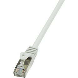 LogiLink CP1082S RJ45 síťové kabely, propojovací kabely CAT 5e F/UTP 7.50 m šedá 1 ks