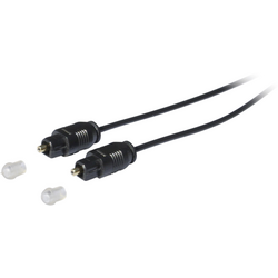 Toslink digitální audio kabel Kash 30L503 [1x Toslink zástrčka (ODT) - 1x Toslink zástrčka (ODT)], 2.00 m, černá