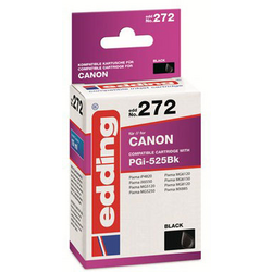 Edding Inkoustová kazeta náhradní Canon PGI-525BK kompatibilní Single černá EDD-272 18-272