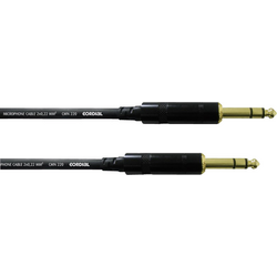 Cordial CFM 0,6 VV nástroje kabel [1x jack zástrčka 6,3 mm - 1x jack zástrčka 6,3 mm] 0.60 m černá