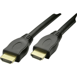 Schwaiger HDMI kabel Zástrčka HDMI-A, Zástrčka HDMI-A 5.00 m černá HDM0500043 pozlacené kontakty, Ultra HD (4K) HDMI HDMI kabel
