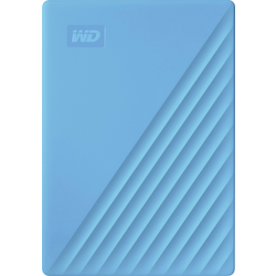 WD My Passport 4 TB externí HDD 6,35 cm (2,5") USB 3.2 Gen 1 (USB 3.0) modrá WDBPKJ0040BBL-WESN