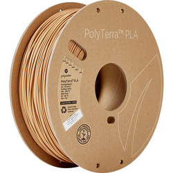 Polymaker 70976 PolyTerra vlákno pro 3D tiskárny PLA plast Nižší obsah plastů 1.75 mm 1000 g hnědé dřevo (hedvábně matné)  1 ks