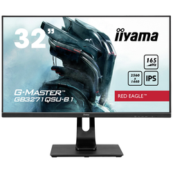 Iiyama G-MASTER Red Eagle GB3271QSU-B1 herní monitor 80 cm (31.5 palec) Energetická třída (EEK2021) F (A - G) 2560 x 1440 Pixel Full HD 1 ms HDMI™, DisplayPort, USB 3.0, na sluchátka (jack 3,5 mm) IPS LED