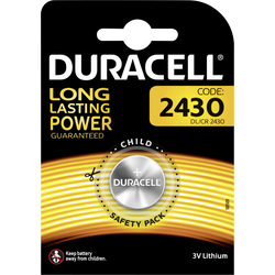 Duracell CR 2430 knoflíkový článek CR 2430 lithiová 285 mAh 3 V 1 ks