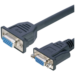 Lyndahl VGA kabel  VGA pólové zásuvka 0.2 m černá  LKPK009
