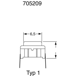 MEC  3CSH9  3CSH9  tlačítko  24 V/DC  0.05 A  1x vyp/(zap)  bez aretace      IP67  1 ks