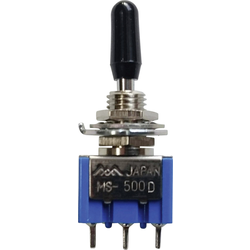 Miniaturní páčkový spínač Miyama MS 500-BC-D, 125 V/AC, 6 A, 1x zap/vyp/(zap), 1 ks