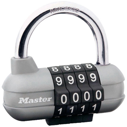 Master Lock P22164 visací zámek     stříbrná, černá na heslo