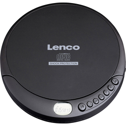 Lenco CD-200 přenosný CD přehrávač Discman CD, CD-RW, MP3 s USB nabíječkou černá